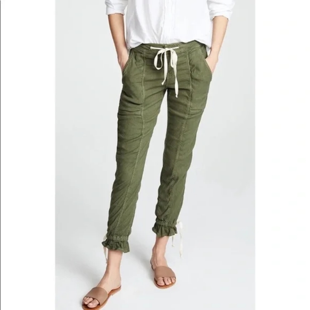NWT, Joie Maja Deep Army Green Cargo Pants